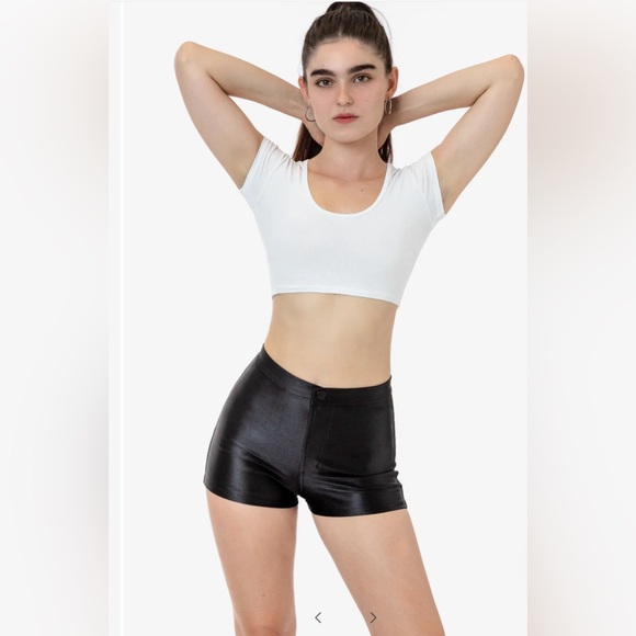 OG American Apparel black disco short size small - Picture 1 of 10